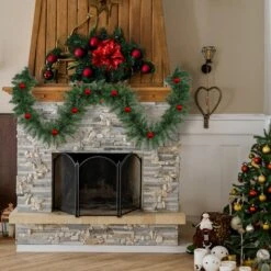 Northlight Buffalo Fir Commercial Christmas Garland - 50' X 10" - Unlit Green -Northlight 53096348913808