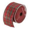 Northlight Pack Of 12 Red And Green Stripe Wired Christmas Craft Ribbons - 2.5" X 120 Yards -Northlight 531569277977424