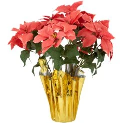 Northlight Artificial Christmas Poinsettia With Wrapped Base - 20" - Pink 17 Northlight Artificial Christmas Poinsettia With Wrapped Base - 20" - Pink -Northlight 534102944439648 2