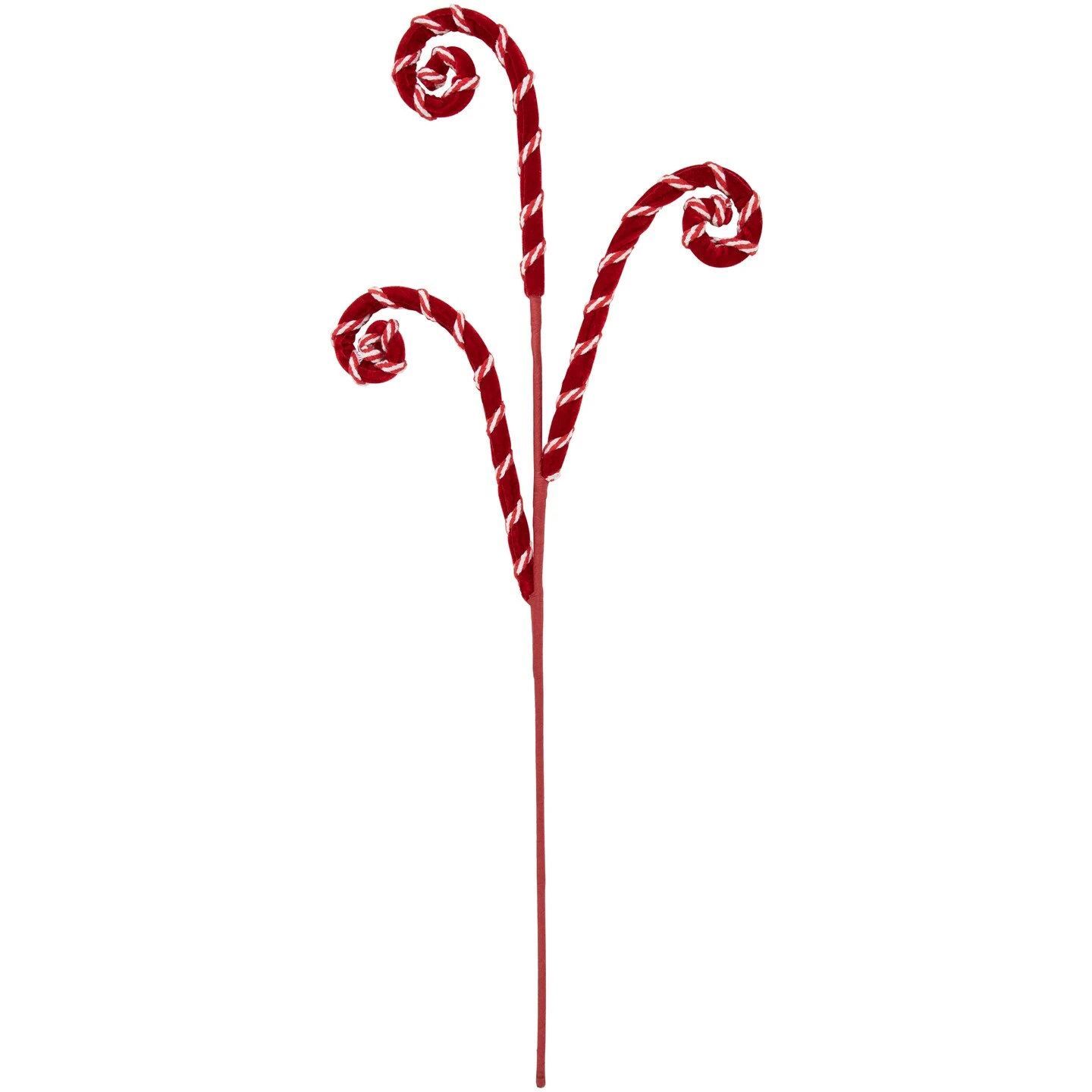 Northlight 27" Red And White Candy Cane Curls Christmas Spray 3 Northlight 27" Red And White Candy Cane Curls Christmas Spray