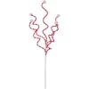 Northlight 24" Red And White Striped Candy Cane Curls Christmas Spray 2 Northlight 24" Red And White Striped Candy Cane Curls Christmas Spray -Northlight 534978557938016