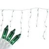 Northlight Mini Icicle Christmas Lights - Incandescent - 3.5' White Wire - Green - 100ct 1 Northlight Mini Icicle Christmas Lights - Incandescent - 3.5' White Wire - Green - 100ct -Northlight 534978744489312