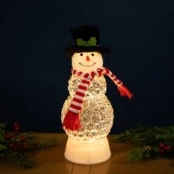 Northlight LED Lighted And Musical Snowman Christmas Snow Globe - 12" White 17 Northlight LED Lighted And Musical Snowman Christmas Snow Globe - 12" White -Northlight 53806399139536 2