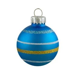 Northlight Matte Glass Christmas Ball Ornaments - 1.5" (40mm) - Multicolor - 10ct -Northlight 543820284314848