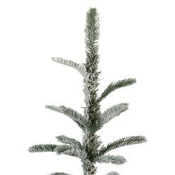 Northlight Real Touch™ Slim Flocked Nordmann Fir Artificial Christmas Tree- 4.5' - Unlit Green 14 Northlight Real Touch™ Slim Flocked Nordmann Fir Artificial Christmas Tree- 4.5' - Unlit Green -Northlight 543820637684960