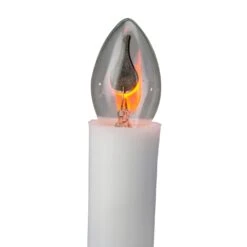 Northlight Single Flicker Flame Christmas Candle Lamp - 8.75" White -Northlight 543820997346528