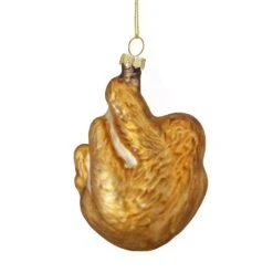 Northlight Sloth With Bamboo Glass Christmas Ornament - 4" - Gold -Northlight 543821502760160