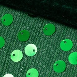 Northlight 20" Shiny Metallic Green Sequined Christmas Stocking With Velveteen Cuff -Northlight 543821635929312