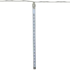 Northlight LED Transparent Dripping Icicle Christmas Light Tubes - Clear - 14' Clear Wire - 10ct 15 Northlight LED Transparent Dripping Icicle Christmas Light Tubes - Clear - 14' Clear Wire - 10ct -Northlight 546800967678384