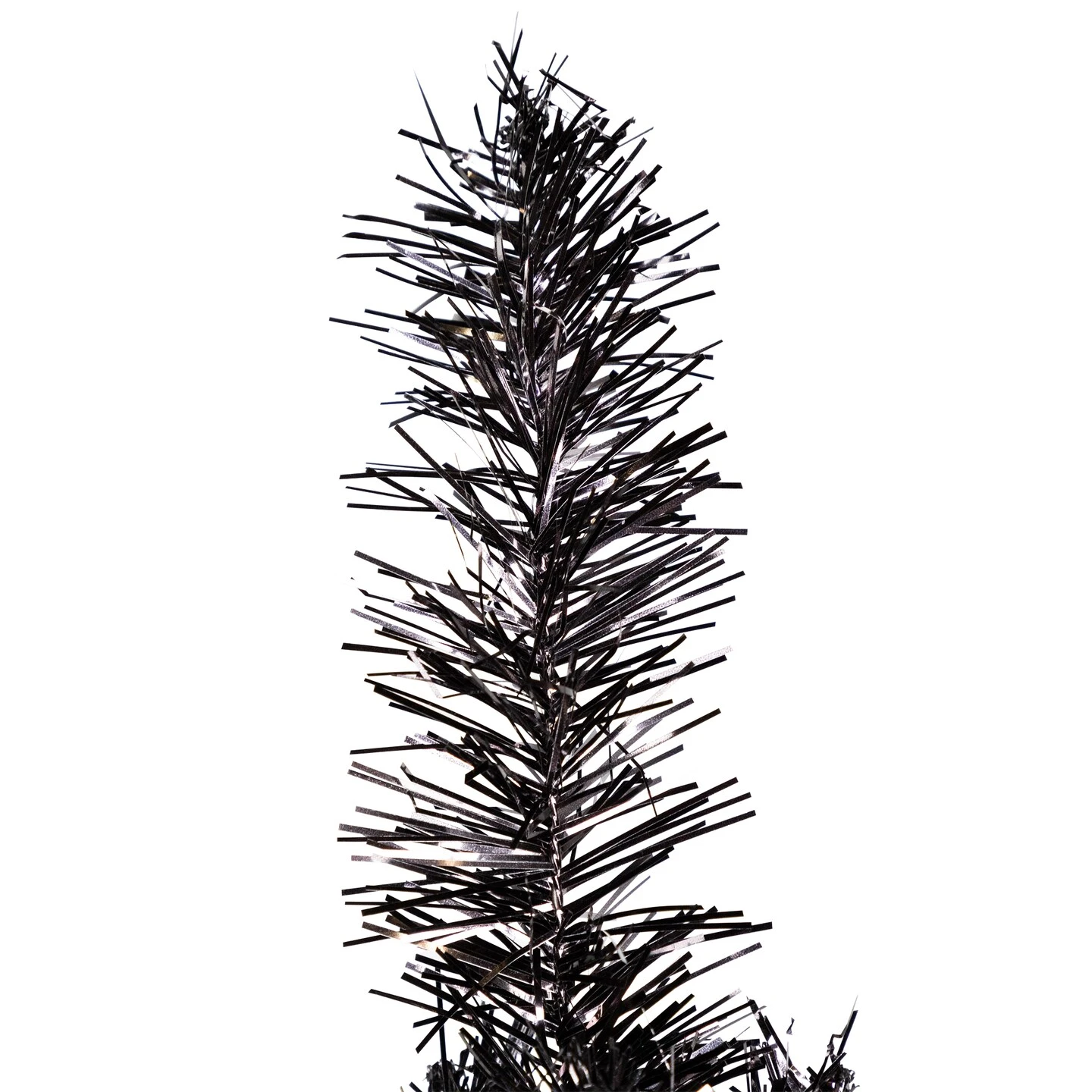 Northlight Artificial Tinsel Halloween Tree - 9' - Black - Unlit 8 Northlight Artificial Tinsel Halloween Tree - 9' - Black - Unlit - Image 6