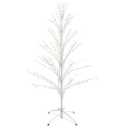 Northlight Pre-Lit Cascade Twig Tree Outdoor Christmas Decoration - 4' - Clear Lights White 12 Northlight Pre-Lit Cascade Twig Tree Outdoor Christmas Decoration - 4' - Clear Lights White -Northlight 558063237330384