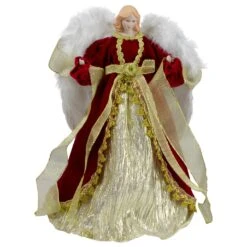 Northlight 14" Red And Gold Traditional Angel Christmas Tree Topper - Unlit 15 Northlight 14" Red And Gold Traditional Angel Christmas Tree Topper - Unlit -Northlight 559391214480800 2