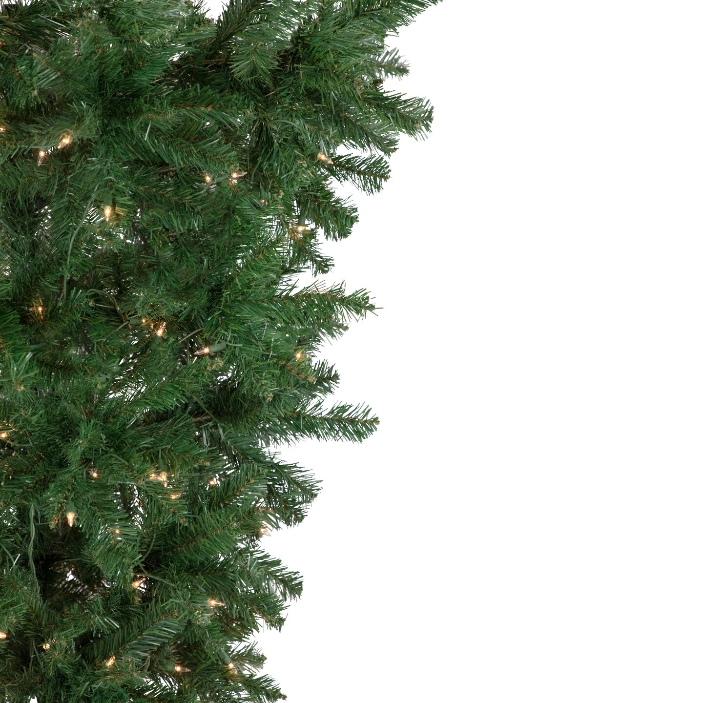 Northlight 7.5' Pre-Lit Green Spruce Artificial Upside Down Christmas Tree - Clear Lights 7 Northlight 7.5' Pre-Lit Green Spruce Artificial Upside Down Christmas Tree - Clear Lights - Image 5
