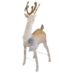 Northlight Lighted Standing Buck Outdoor Christmas Decoration - 48" - Warm White Lights 13 Northlight Lighted Standing Buck Outdoor Christmas Decoration - 48" - Warm White Lights -Northlight 56213219722464