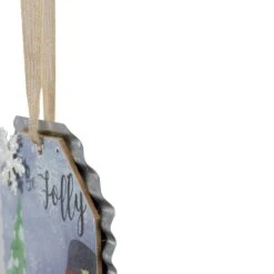 Northlight 8" Galvanized Metal 'Be Jolly' Gift Tag Christmas Wall Decor Blue 10 Northlight 8" Galvanized Metal 'Be Jolly' Gift Tag Christmas Wall Decor Blue -Northlight 56213538489568