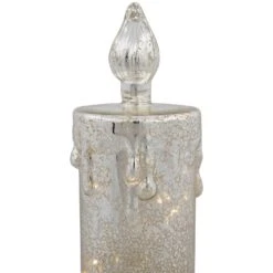Northlight LED Lighted Dripping Candle Christmas Decoration - 13" Gold -Northlight 56213815313632