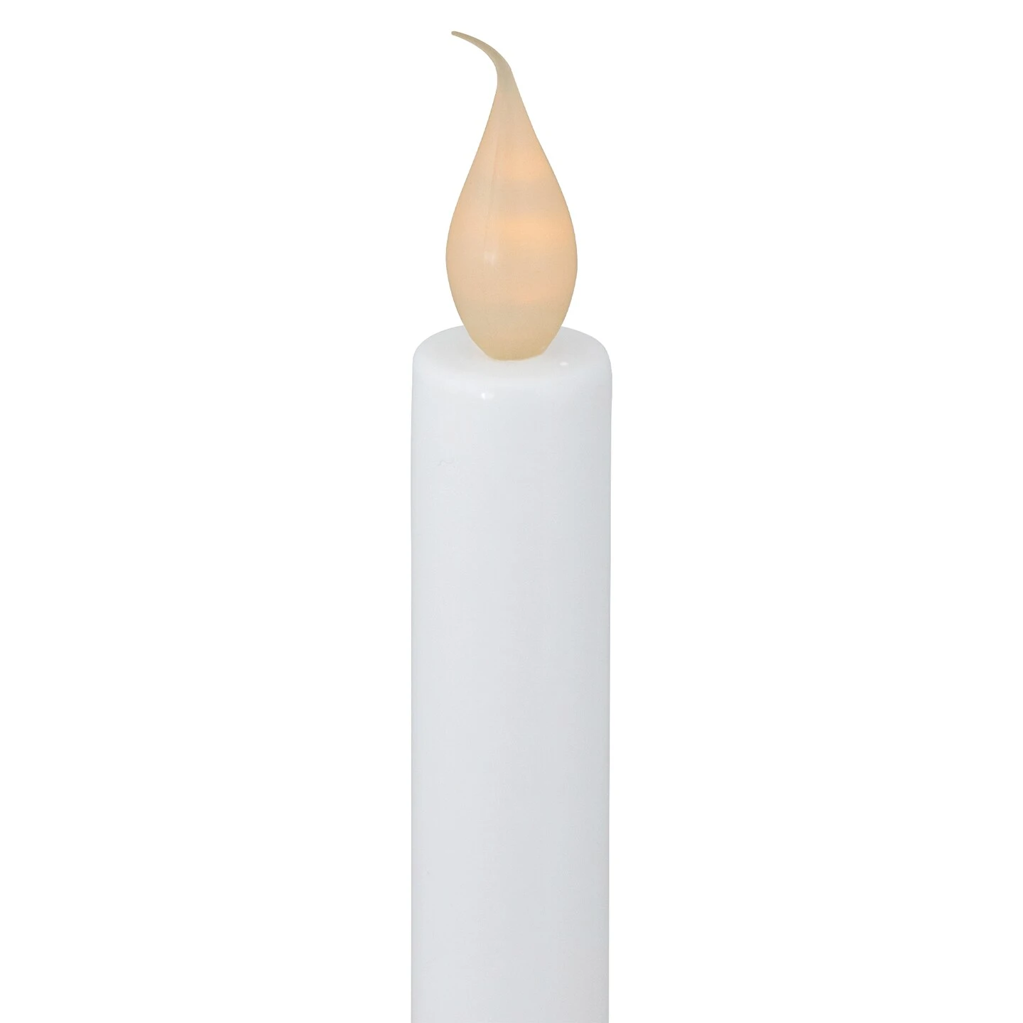 Northlight LED Lighted Window Candle With Base - 9.25" - White And Silver 8 Northlight LED Lighted Window Candle With Base - 9.25" - White And Silver - Image 6