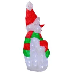 Northlight Lighted Commercial Grade Acrylic Christmas Snowman Display Decoration - 25" White 14 Northlight Lighted Commercial Grade Acrylic Christmas Snowman Display Decoration - 25" White -Northlight 56214159443168