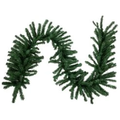 Northlight 27' X 20" Green Artificial Pine Christmas Garland, Unlit -Northlight 5764636201402098336 2