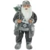 Northlight 24" Gray And White Santa Claus With Lantern Christmas Figure 1 Northlight 24" Gray And White Santa Claus With Lantern Christmas Figure -Northlight 5764970976493560480
