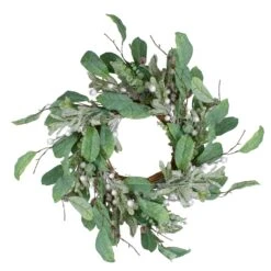 Northlight 25" Artificial Mixed Foliage And Berries Christmas Wreath Unlit Green 11 Northlight 25" Artificial Mixed Foliage And Berries Christmas Wreath Unlit Green -Northlight 5764970976827151008 2