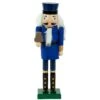 Northlight 14" Blue And Gold Wooden Mail Carrier Christmas Nutcracker 2 Northlight 14" Blue And Gold Wooden Mail Carrier Christmas Nutcracker -Northlight 5764987814851502752