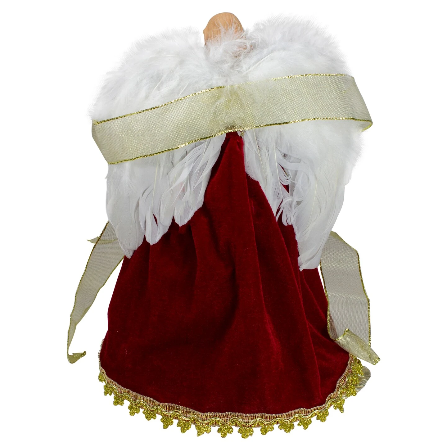 Northlight 14" Red And Gold Traditional Angel Christmas Tree Topper - Unlit 8 Northlight 14" Red And Gold Traditional Angel Christmas Tree Topper - Unlit - Image 6