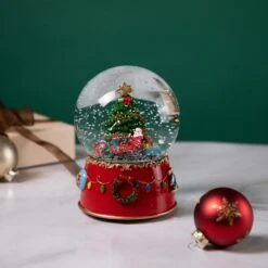 Northlight Train And Christmas Tree Village Musical Snow Globe - 8" Red 11 Northlight Train And Christmas Tree Village Musical Snow Globe - 8" Red -Northlight 5765108332395238048