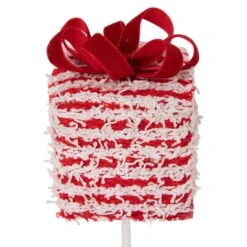 Northlight 26" Candy Cane Gift Boxes Decorative Christmas Spray Red -Northlight 5765131797553628384