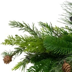 Northlight 32" Brown And Green Artificial Pine Cone And Pine Needle Christmas Candle Holder 11 Northlight 32" Brown And Green Artificial Pine Cone And Pine Needle Christmas Candle Holder -Northlight 5765131797766685920