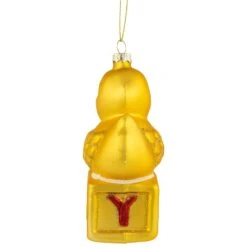 Northlight Ducky New Baby 2023 Glass Christmas Ornament - 5" Yellow -Northlight 576516965876712672