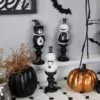 Northlight Pumpkin, Cat And Ghost Halloween Candlestick Decorations - 8.25" - Set Of 3 Black 1 Northlight Pumpkin, Cat And Ghost Halloween Candlestick Decorations - 8.25" - Set Of 3 Black -Northlight 576985027774924000