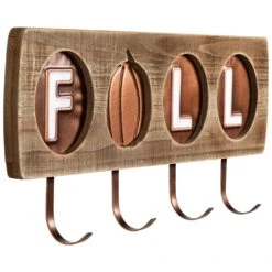 Northlight Pumpkin "Fall" Wooden Wall Hook Harvest Sign - 20" Bronze 13 Northlight Pumpkin "Fall" Wooden Wall Hook Harvest Sign - 20" Bronze -Northlight 57806010702768