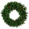 Northlight Pre-Lit Royal Oregon Pine Artificial Christmas Wreath - 48" - Clear Lights Green 2 Northlight Pre-Lit Royal Oregon Pine Artificial Christmas Wreath - 48" - Clear Lights Green -Northlight 61756554222816