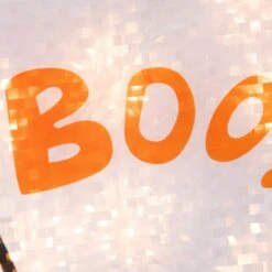 Northlight Lighted Holographic Boo Ghost Halloween Window Decoration - 12" Orange 16 Northlight Lighted Holographic Boo Ghost Halloween Window Decoration - 12" Orange -Northlight 6917553239023100880