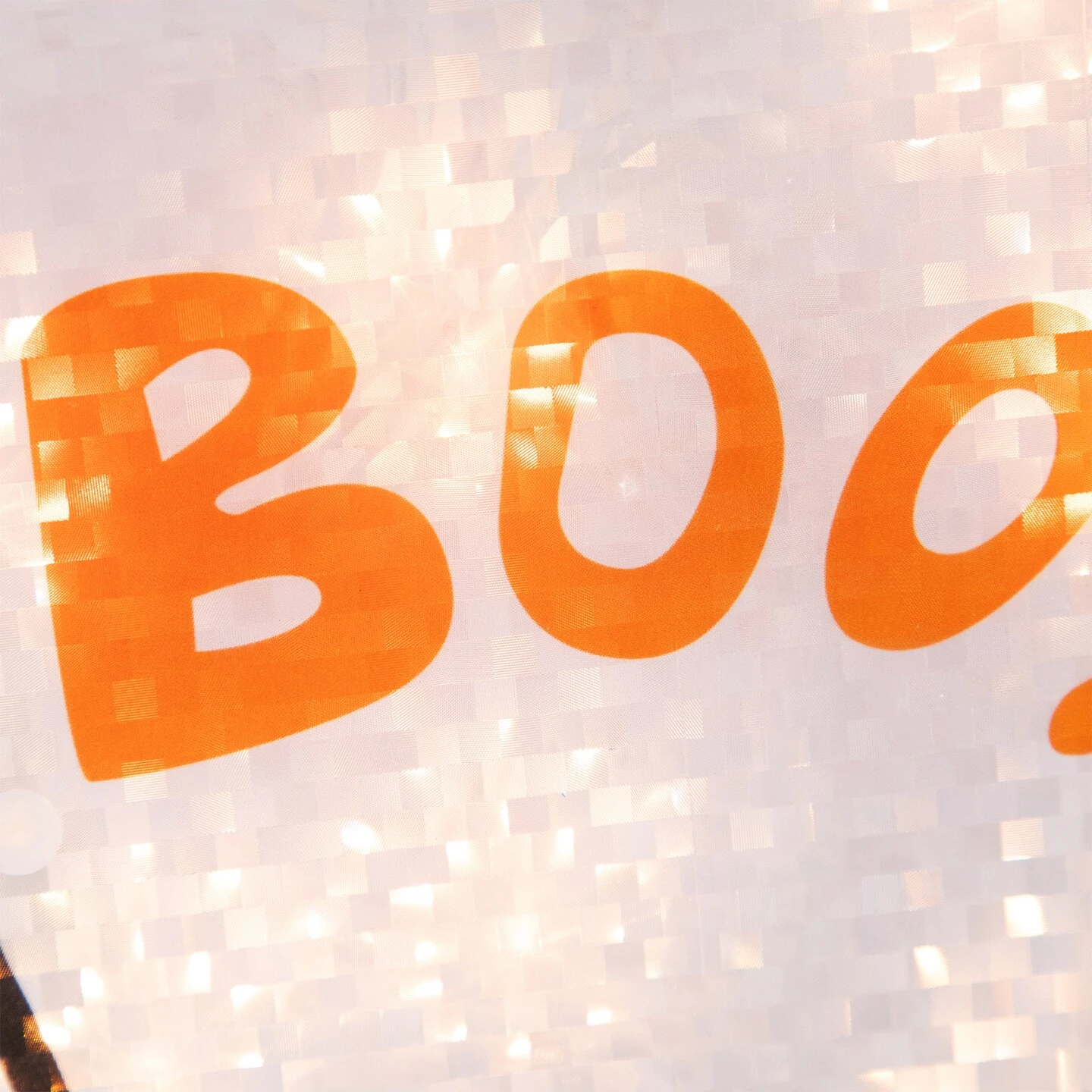 Northlight Lighted Holographic Boo Ghost Halloween Window Decoration - 12" Orange 9 Northlight Lighted Holographic Boo Ghost Halloween Window Decoration - 12" Orange - Image 7