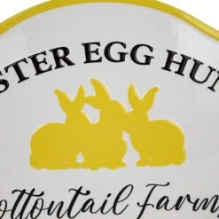 Northlight Easter Egg Hunt Vintage-Style Metal Wall Sign - 17.75" White 15 Northlight Easter Egg Hunt Vintage-Style Metal Wall Sign - 17.75" White -Northlight 6917555258107028496