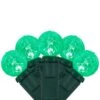 Northlight LED G12 Berry Christmas Lights - Green - 16' Green Wire - 50 Ct