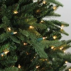 Northlight Real Touch™ Pre-Lit Artificial Aurora Spruce Full Christmas Tree - 9' -Clear Lights Green 12 Northlight Real Touch™ Pre-Lit Artificial Aurora Spruce Full Christmas Tree - 9' -Clear Lights Green -Northlight 6917557705373913760
