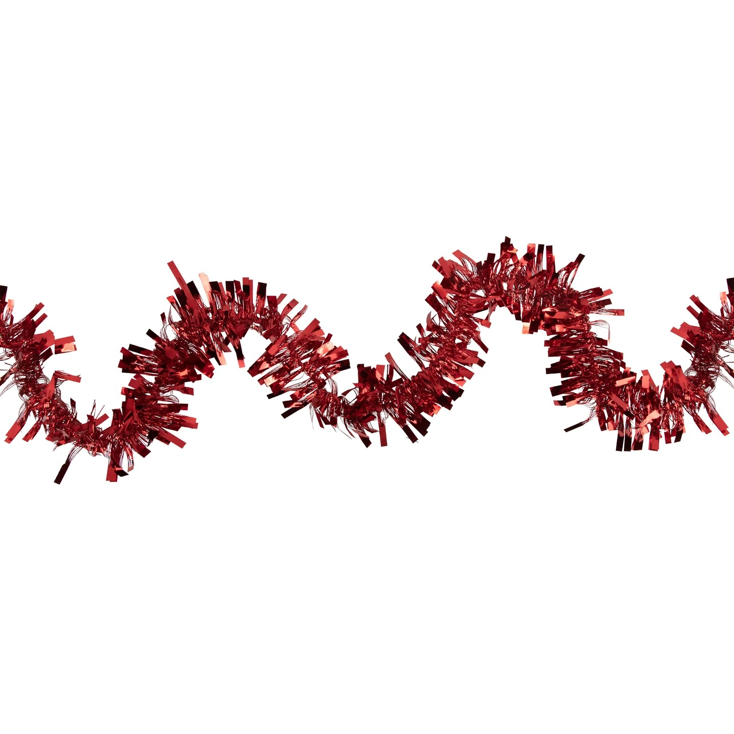 Northlight Boa Wide Cut Tinsel Commercial Christmas Garland - 50' X 3" - Red - Unlit 3 Northlight Boa Wide Cut Tinsel Commercial Christmas Garland - 50' X 3" - Red - Unlit