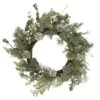 Northlight White Berry, Eucalyptus And Pinecone Christmas Wreath, 20-Inch, Unlit Green -Northlight 6917557707011383968
