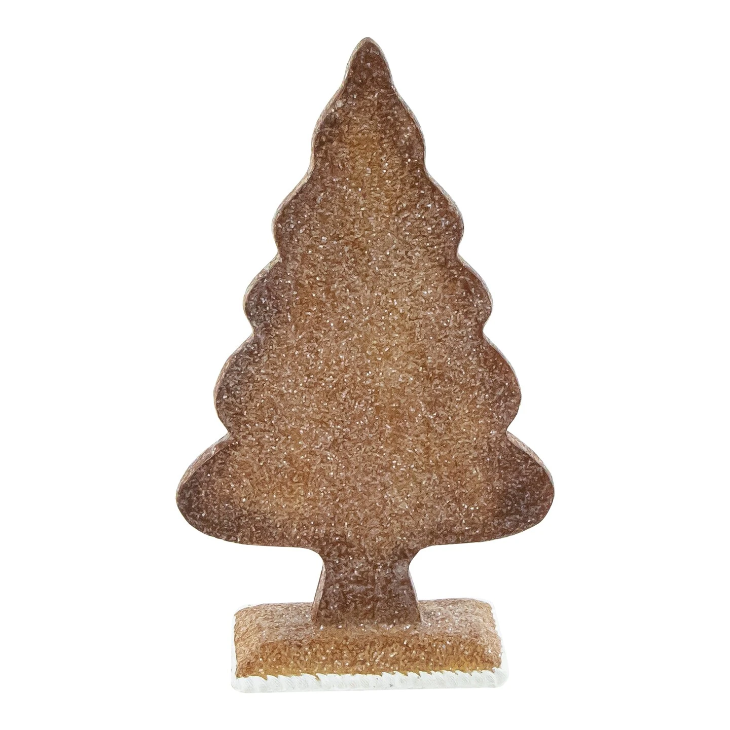 Northlight Glittered Gingerbread Tree Christmas Decoration - 8.25" Beige 9 Northlight Glittered Gingerbread Tree Christmas Decoration - 8.25" Beige - Image 7