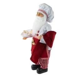 Northlight 16" Chef Santa With Cookies And Napkin Christmas Figure Red -Northlight 6917675256131765472