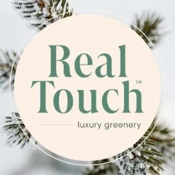 Northlight Real Touch™️ Pre-Lit Full Flocked Jasper Balsam Fir Artificial Christmas Tree - 7.5' - Clear Lights Green 15 Northlight Real Touch™️ Pre-Lit Full Flocked Jasper Balsam Fir Artificial Christmas Tree - 7.5' - Clear Lights Green -Northlight 6917726725479482592 4