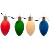 Northlight Lighted Blow Mold C7 Bulbs Christmas Decorations - 20" - Set Of 4 Multi 2 Northlight Lighted Blow Mold C7 Bulbs Christmas Decorations - 20" - Set Of 4 Multi -Northlight 6917726726636258528
