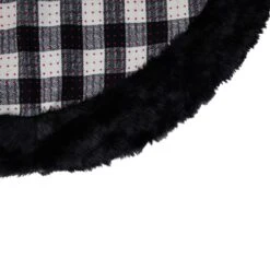 Northlight Buffalo Plaid Christmas Tree Skirt - 48" - Black And White 14 Northlight Buffalo Plaid Christmas Tree Skirt - 48" - Black And White -Northlight 6917726726903645408