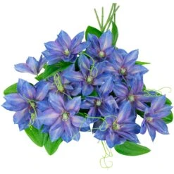 Northlight Real Touch™ Blue Artificial Lotus Floral Sprays, Set Of 6 - 25" -Northlight 6917726727045006560