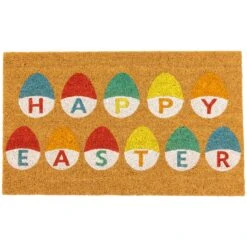 Northlight Natural Coir Happy Easter Egg Outdoor Doormat 18" X 30" Multi 10 Northlight Natural Coir Happy Easter Egg Outdoor Doormat 18" X 30" Multi -Northlight 6917782690176525792 1
