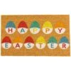 Northlight Natural Coir Happy Easter Egg Outdoor Doormat 18" X 30" Multi 1 Northlight Natural Coir Happy Easter Egg Outdoor Doormat 18" X 30" Multi -Northlight 6917782690176525792