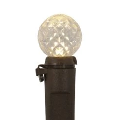 Northlight LED G12 Berry Christmas Lights - Warm White - 16' Brown Wire - 50ct -Northlight 6917821376673954832